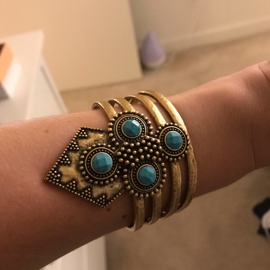 Lucky Brand Gold And Turquoise
